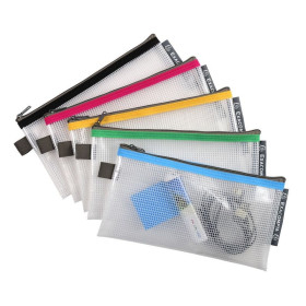 Pochette zip EVA enveloppe ass.