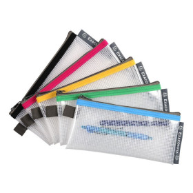 Pochette zip EVA stylos assorti