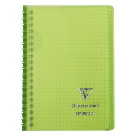 Koverbook  carnet reliure intégrale enveloppante PP transparent 11x17cm 100p Q.5