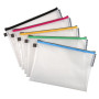 Pochette zip EVA A4 assorti