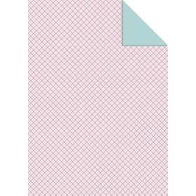 Paquet de 40F carton décor 25x35cm, motif géométrique