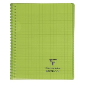 Koverbook reliure intégrale enveloppante PP transparent 17x22cm 160p Séyès color