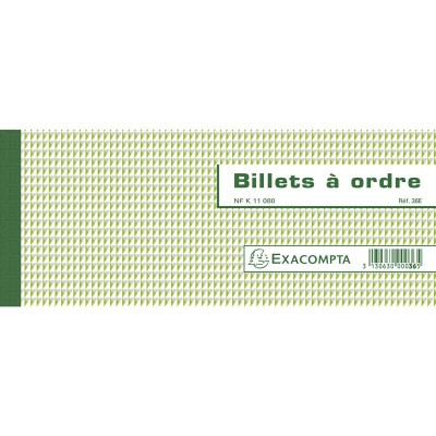 BILLETS A ORDRE 10,1/21 50 FLLETS