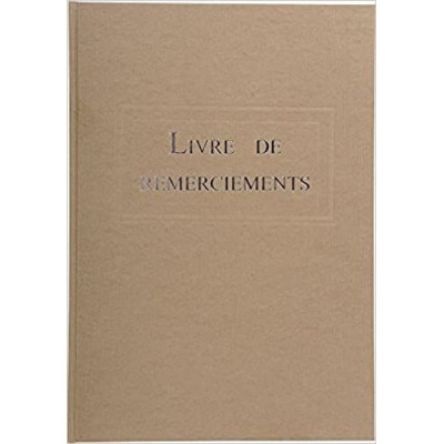 Bradel 297X210 Livre de remerciement 96 pages