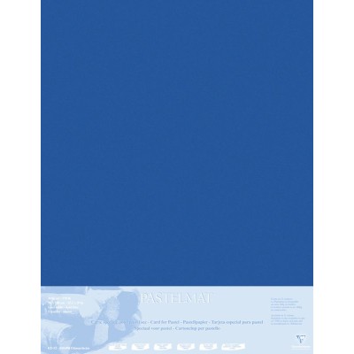 Pastelmat contrecollé  70x100 5F Bleu foncé