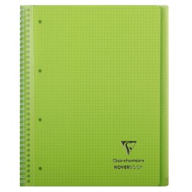 Koverbook reliure intégrale enveloppante PP transparent 22,5x29,7cm 160p Q.5x5 p