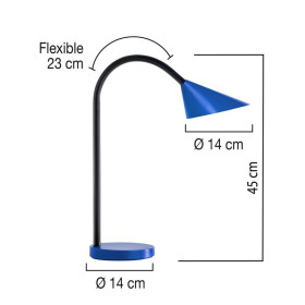 LAMPE SOL LED BLEU