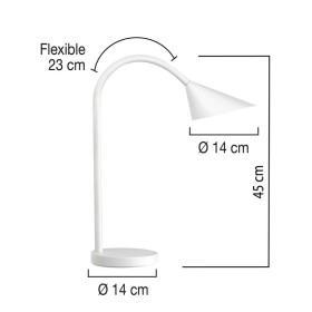 LAMPE SOL LED BLANCHE