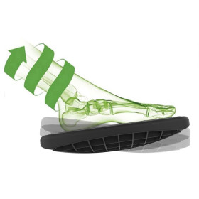 REPOSE-PIEDS UPDOWN NOIR