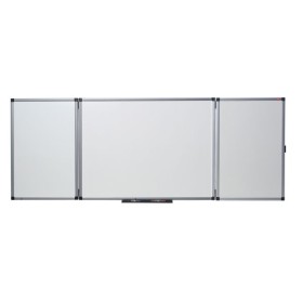 Tableau triptyque emaille 1500 x 1200 mm Nobo, Blanc