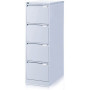 CLASSEUR A TIROIRS A4 4T H132,4 L41,3 P62,2CM GRIS ALU SB