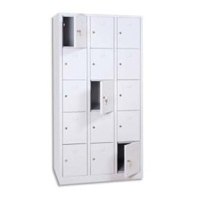 MTI VESTIAIRE 5C 3COL L90CM WM533-BLC - SG80B