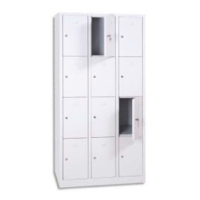 MTI VESTIAIRE 4C 3COL L90CM WM433-BLC - SG80B
