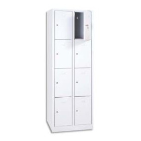MTI VESTIAIRE 4C 2COL L60CM WM432-BLC - SG80B