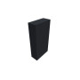 Armoire à rideaux H. 198 x L. 100 x P. 43 cm - corps gris anthracite - rideaux g