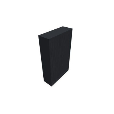 Armoire à rideaux H. 198 x L. 120 x P. 43 cm - corps gris anthracite - rideaux g