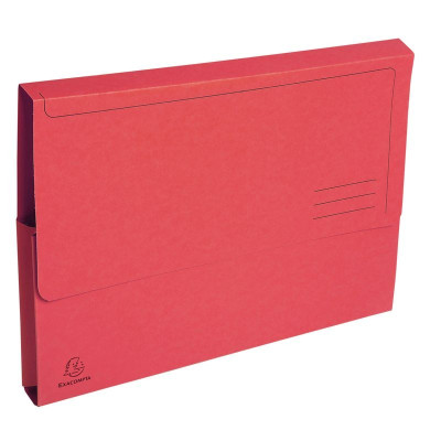 Pt 10 chemises poche FOREVER A4 rouge