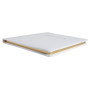 Livre d'or cuir Alpille 26X22 blanc +/t