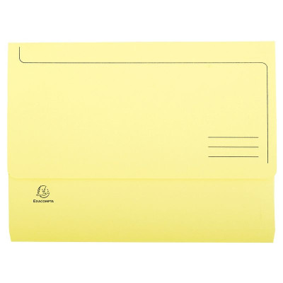 Pt 10 chemises poche SUPER A4 jaune