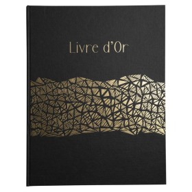 Livre d'or 100 pages or 27x22cm ARAMY
