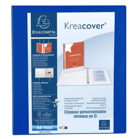 Classeur personnalisable 2anx D40 Bleu