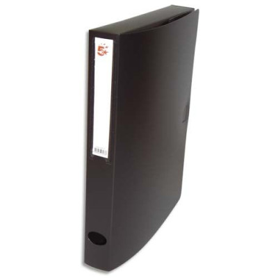 PRG BOITE CLASSEMENT DOS 4CM PP NOIR