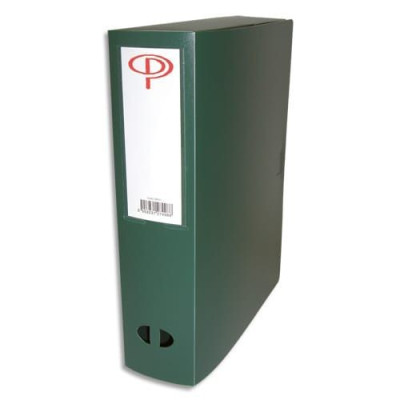 PRG BOITE CLASSEMENT DOS 8CM PP VERT