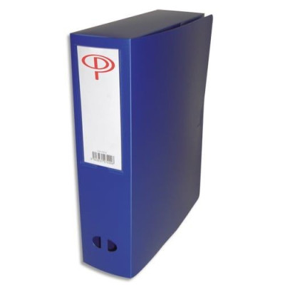PRG BOITE CLASSEMENT DOS 8CM PP BLEU