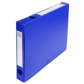 Boite de class D40mm pression PP bleu
