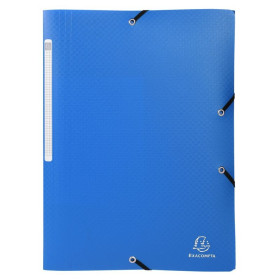 Chem. 3RAB.+élast. PP5/10e A4 Opak Bleu