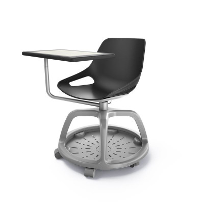 LOT DE 2 CHAISES CAMPUS SANS PLACET - PIED PH - ASSISE PR - TAB.. ECRITOIRE