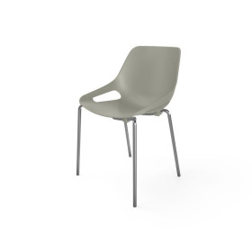 CHAISE 4 PIEDS ROSALIE SANS PLACET - PIED SQ - ASSISE PQ