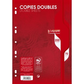 7000, Copies doubles perforées s/film 21x29,7 200p Q.5x5 70g