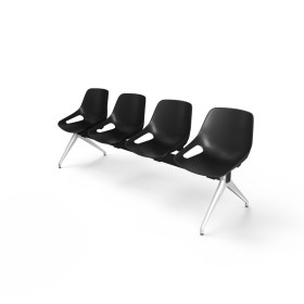 POUTRE ROSALIE 4 PLACES ASSISE PR - PIET. ALU POLI - TRAVERSE SG
