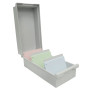 Boîte K 600 fiches A6 gris lumière