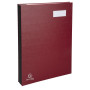 Parapheur 20 Compartiments rouge