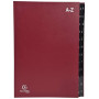 Trieur Ordonator A-Z 24 comp. Rouge