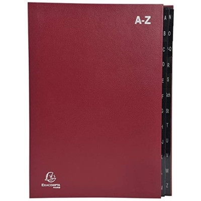 Trieur Ordonator A-Z 24 comp. Rouge