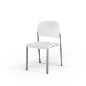 ROMY CHAISE 4P FIXES ASSISE/DOSSIER POLYPRO SANS ACCOUDOIRS  PT SB PT
