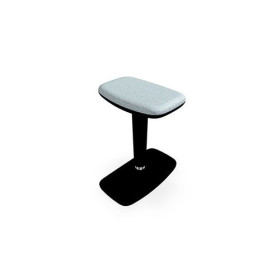 TOM TABOURET ACTIF ASSISE TISSU REGLABLE HAUTEUR PIVOTANT 360° SOCLE BALANCIER K