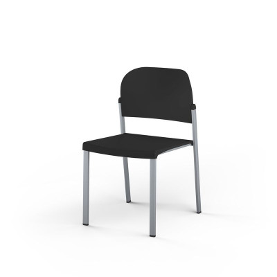 ROMY CHAISE 4P FIXES ASSISE/DOSSIER POLYPRO SANS ACCOUDOIRS  PU SB PU