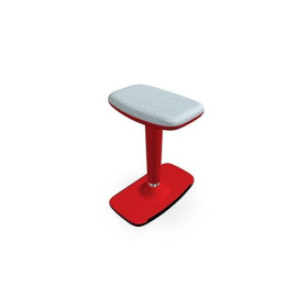 TOM TABOURET ACTIF ASSISE TISSU REGLABLE HAUTEUR PIVOTANT 360° SOCLE BALANCIER K