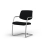 ISABEL LOT 2 CHAISES LUGE BASDOSSIER TISSU KE SB