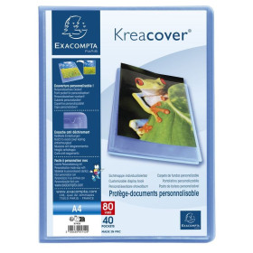 Porte vues perso. chroma KC A4 80V bleu