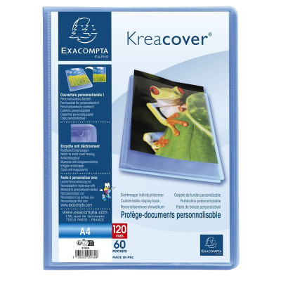 Porte vues perso. chroma KC A4 120V bleu
