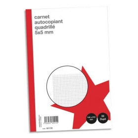 PRG CARNET 5X5MM 148X210MM 50 DUPLI ATCP