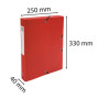Bte classement OPAK PP D40mm rouge