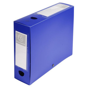 Boite de class D80mm pression PP bleu