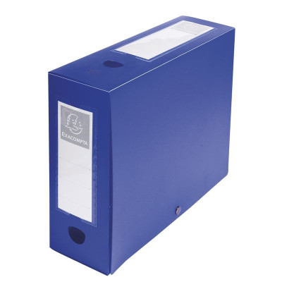 Boite de class D100mm pression PP bleu