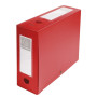 Boite de class D100mm pression PP rouge